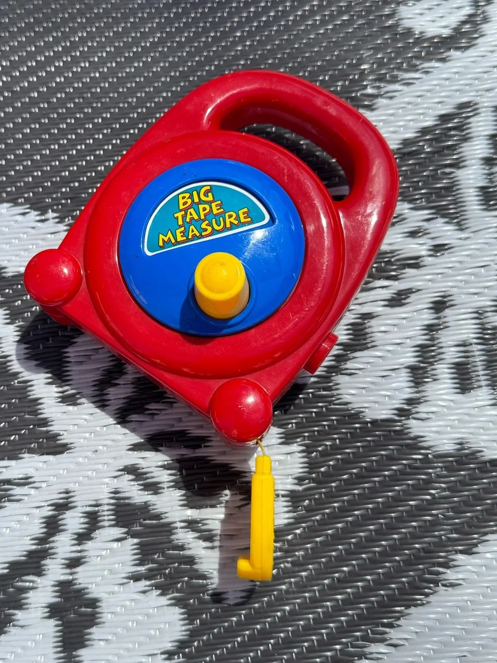 Lakeshore Big Tape Measure Kids Toy - Red and Blue